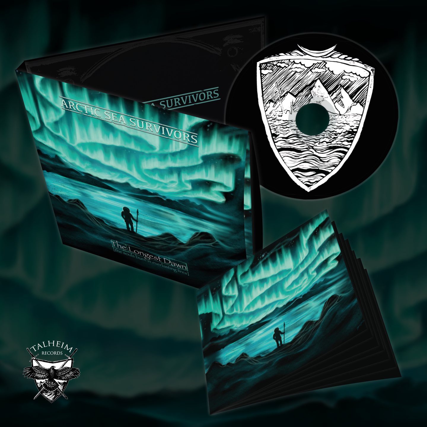 TR078CD_Arctic_Sea_Survivors_-_The_Longest_Dawn_the_souls_burn_in_everlasting_fires_CD_Digipak_Presentation Arctic Sea Survivors - The Longest Dawn (the souls burn in everlasting fires) CD Digipak Präsentation