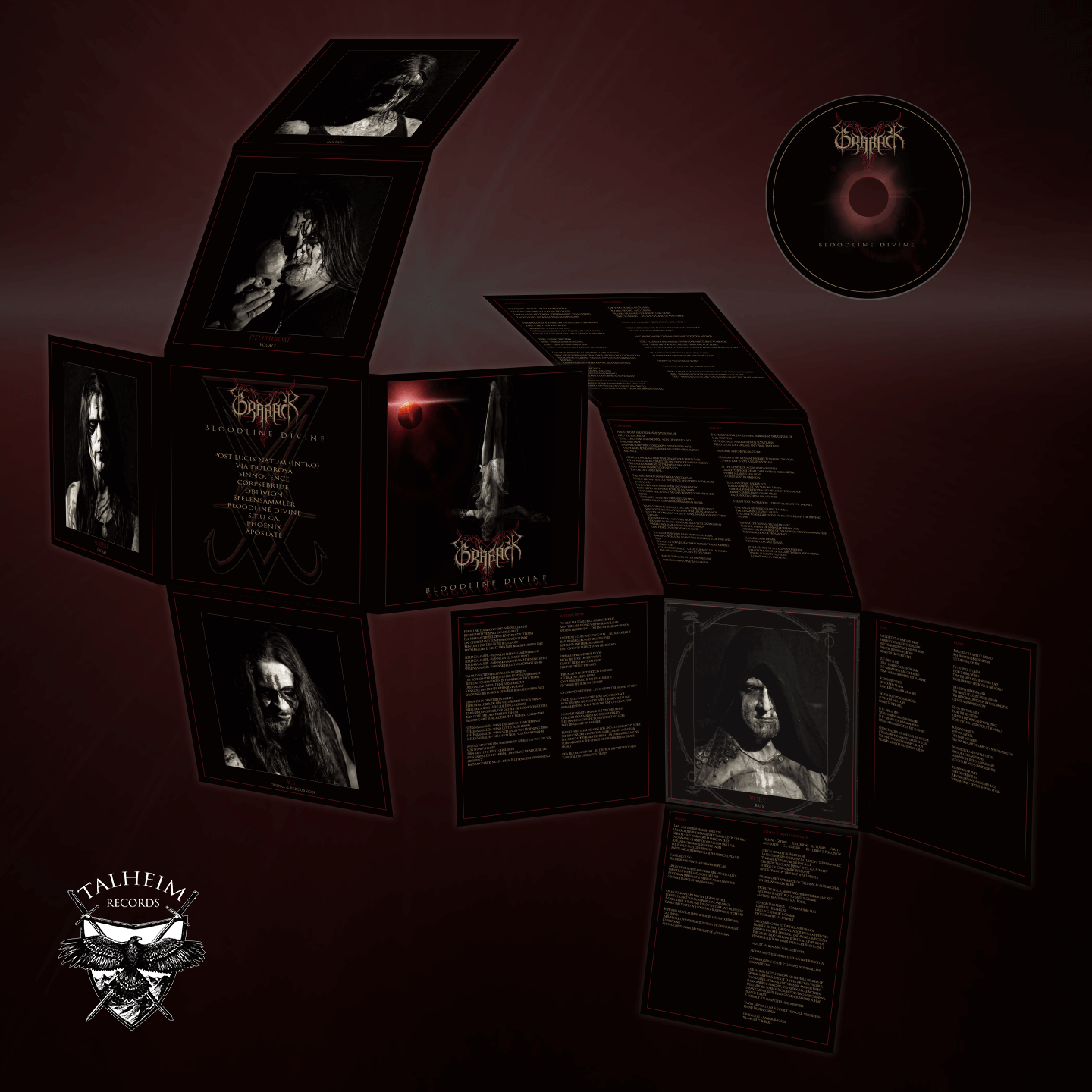 TR074CD_Grabak_-_Bloodline_Divine_CD_Digipak_Presentation Grabak - Bloodline Divine CD Digipak Präsentation