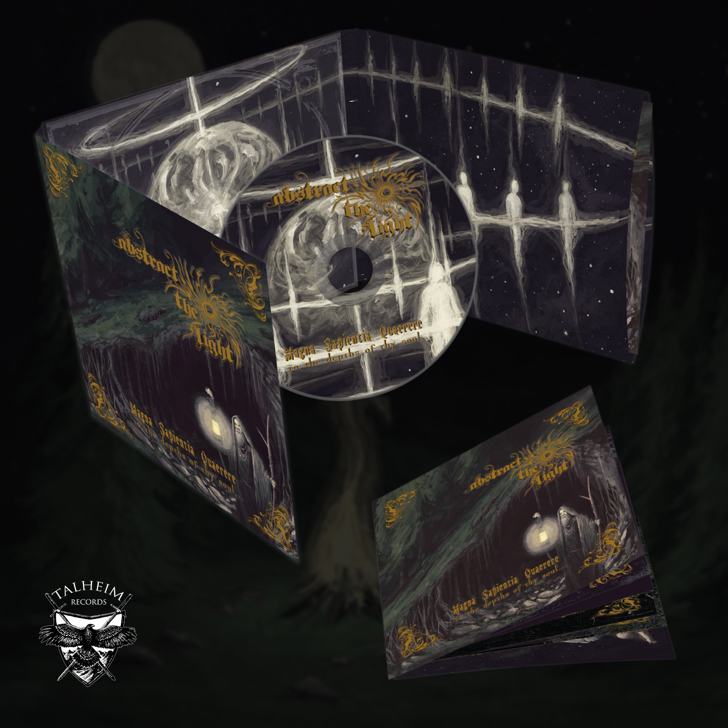 Abstract The Light - Magna Sapientia Quaerere - to the depths of thy soul... CD Digipak Präsentation