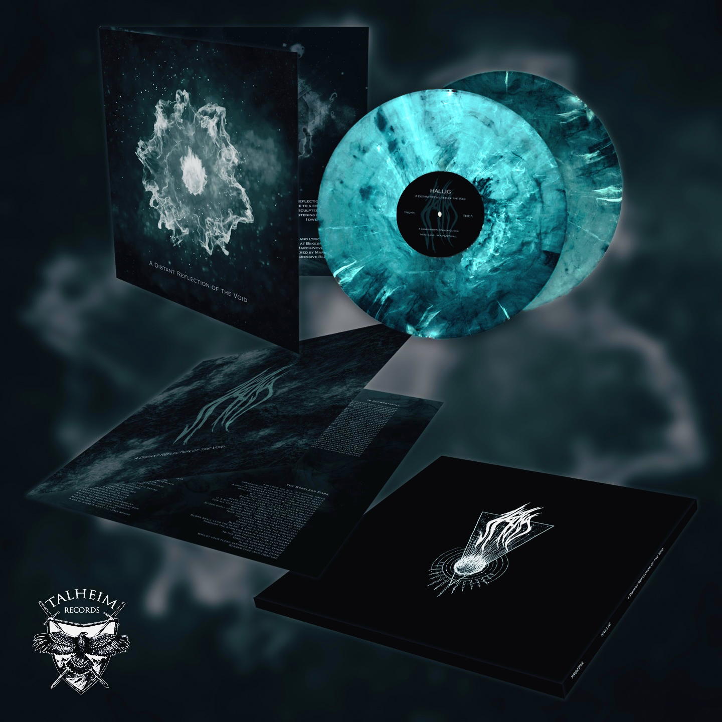 Hallig - A Distant Reflection Of The Void DLP Gatefold (Rauchig marmoriert) Präsentation
