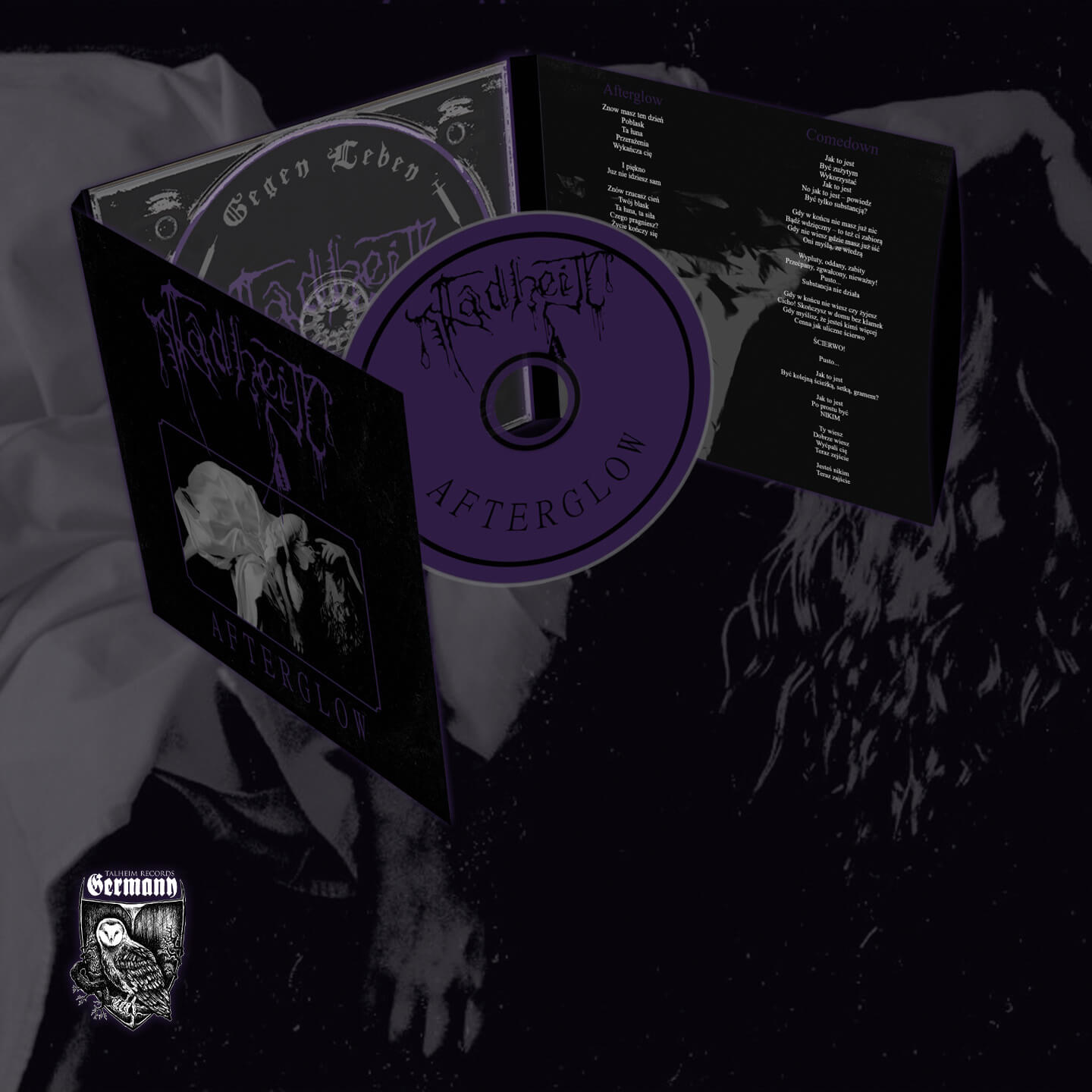 TRG015CD_Fadheit_-_Afterglow_CD_Digipak_Presentation Fadheit - Afterglow EP CD Digipak Präsentation