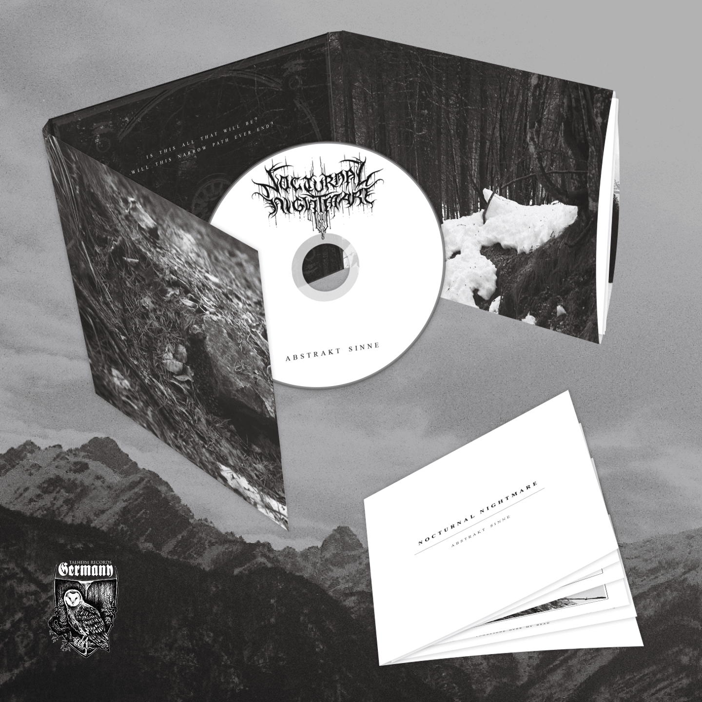 TRG009CD_Nocturnal_Nightmare_-_Abstrakt_Sinne_CD_Digipak_Presentation Nocturnal Nightmare - Abstrakt Sinne CD Digipak Präsentation