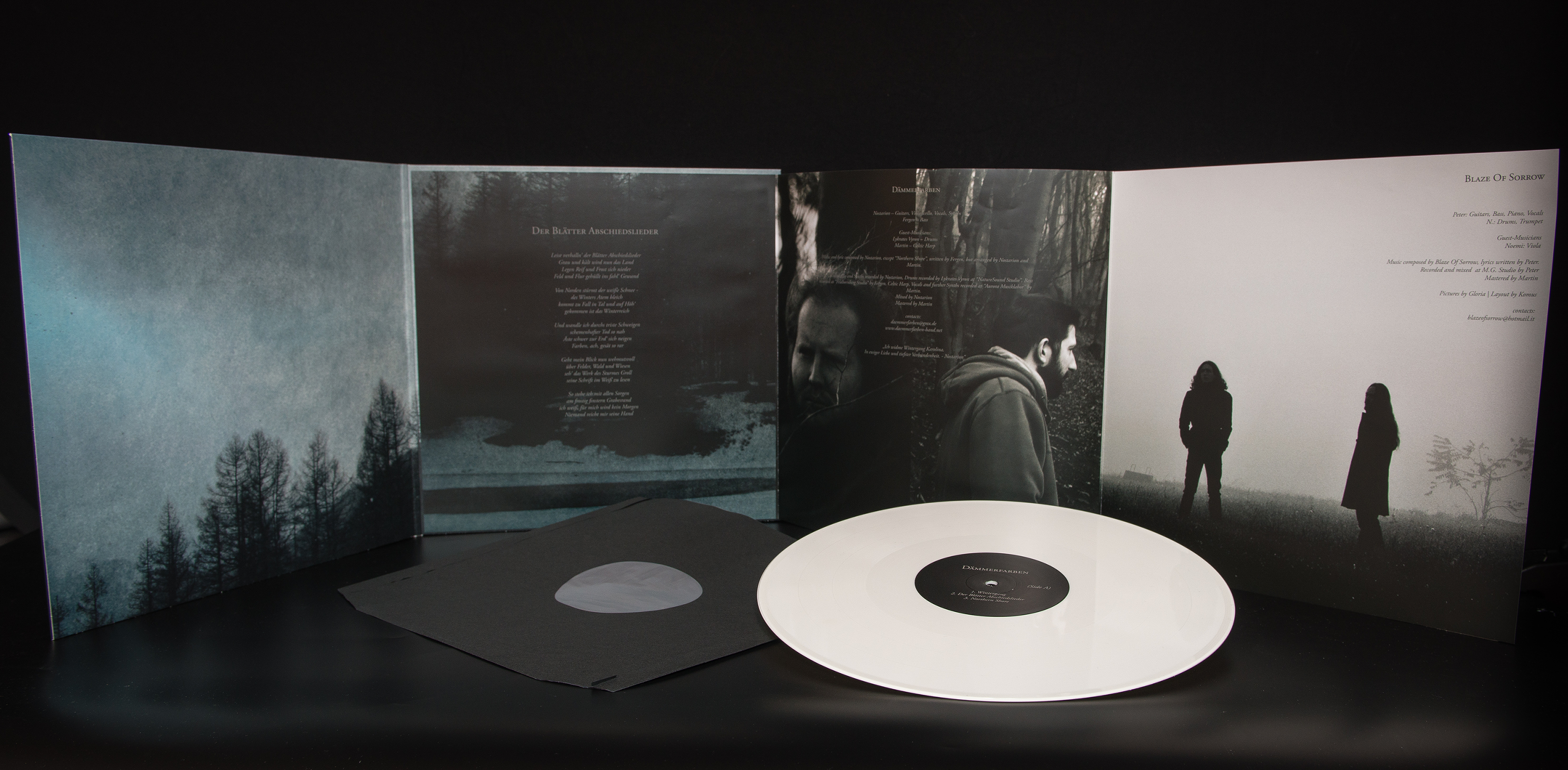 Dämmerfarben / Blaze Of Sorrow - Geister des Winters (Weiße Vinyl) Präsentation 1