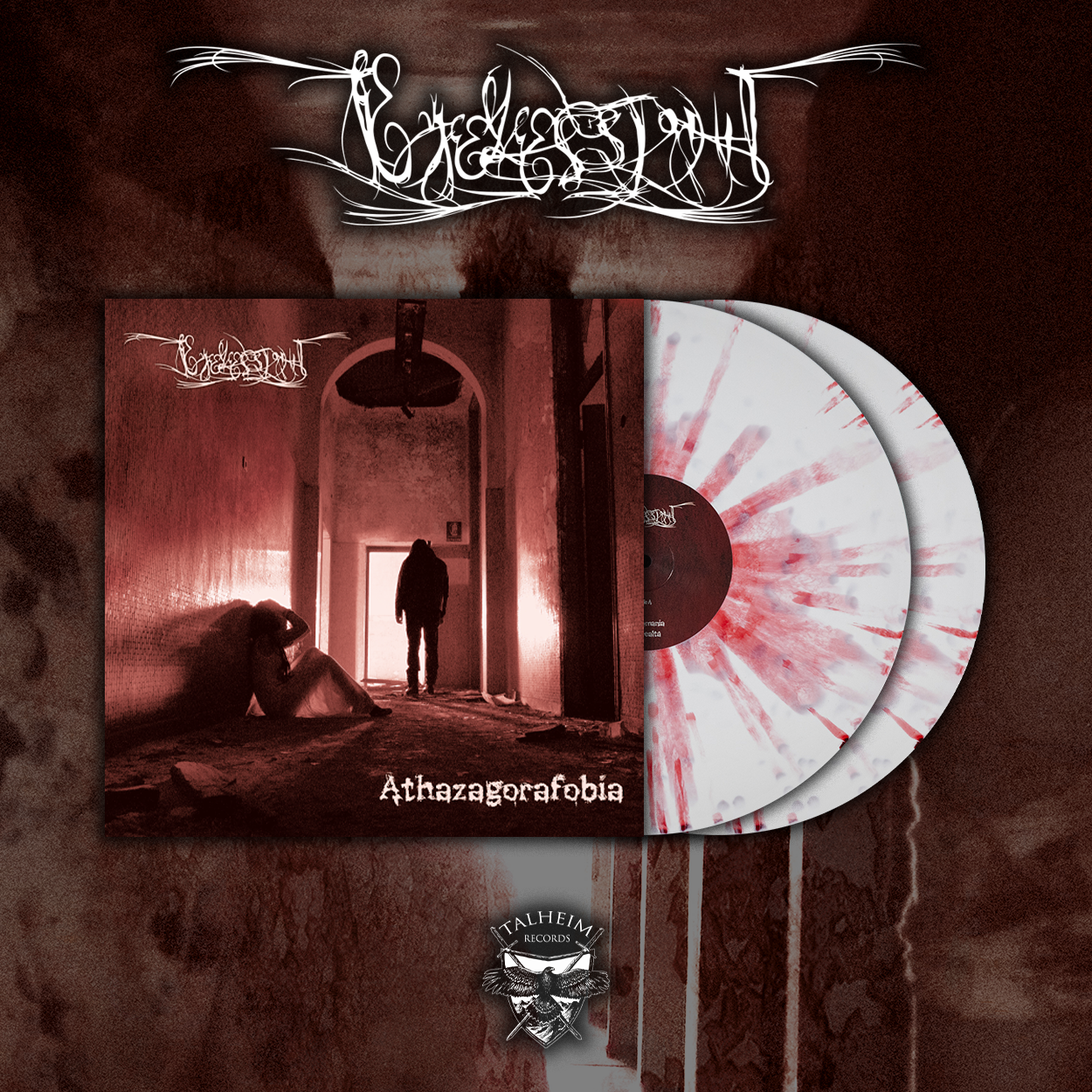 Eyelessight - Athazagorafobia DLP Gatefold (Rot/Weiß Spritzer)