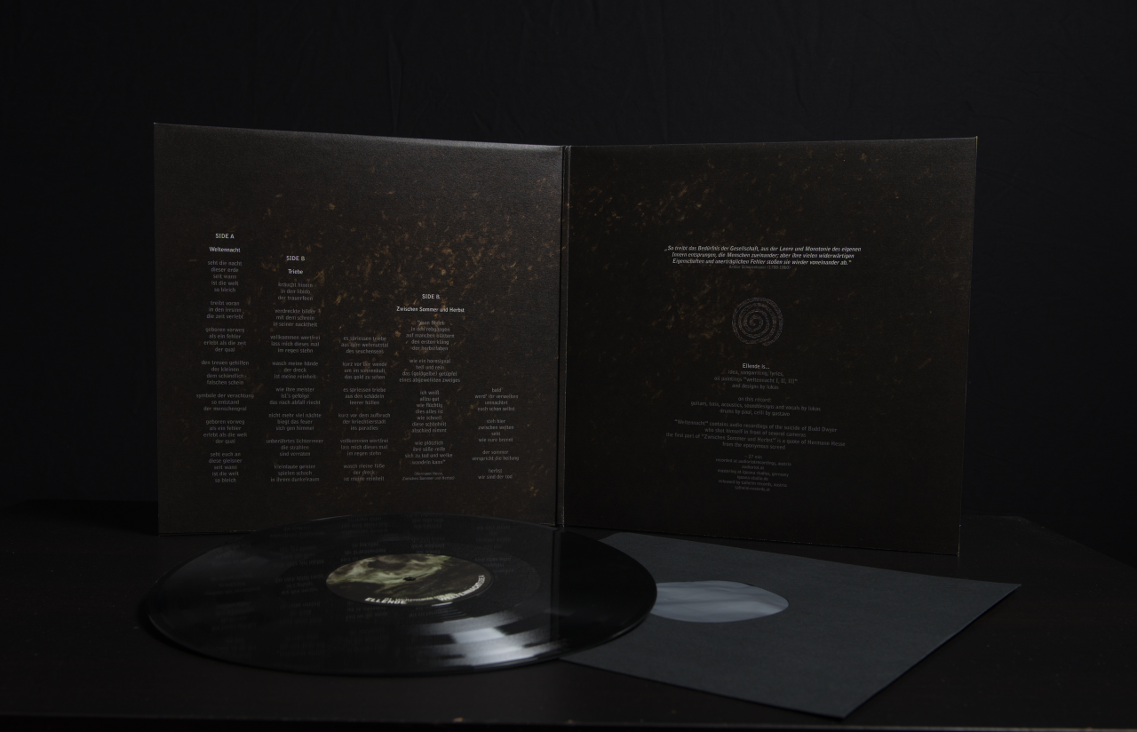 Ellende - Weltennacht LP Gatefold (Schwarz)