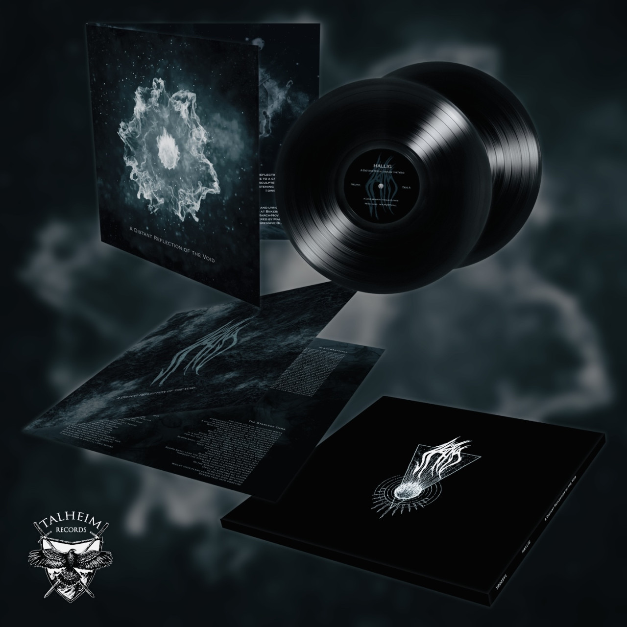 Hallig - A Distant Reflection Of The Void DLP Gatefold (Schwarz)
