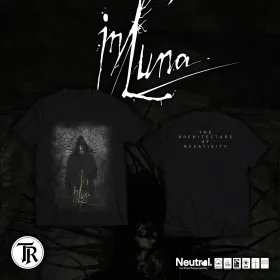 In Luna T-Shirt – kombinierte Vorder- und Rückansicht des schwarzen Bandshirts